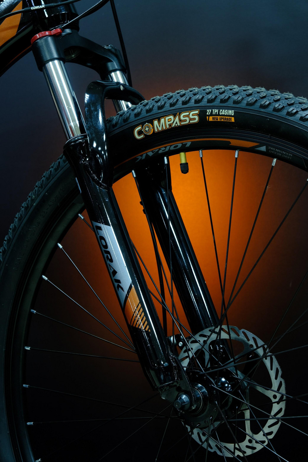 LORAK M-07 Prom Чёрный/Коричневый глянец (29")