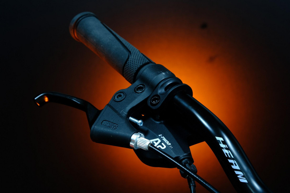 HEAM FIRST 26 Матовый Чёрно/Оранжевый