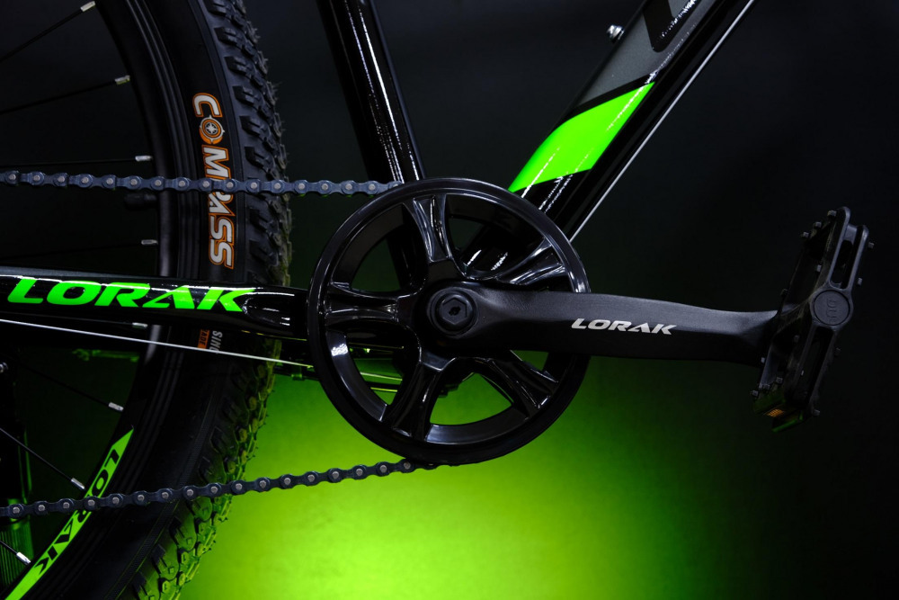 LORAK Safe 27,5 Cassete Чёрный/Зелёный 19р (на рост 171-182)