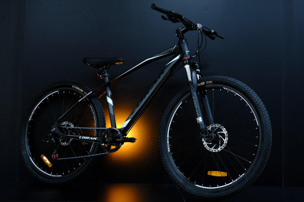 LORAK Safe 27,5 Prom Матовый Чёрный/Белый 19р (на рост 171-182)