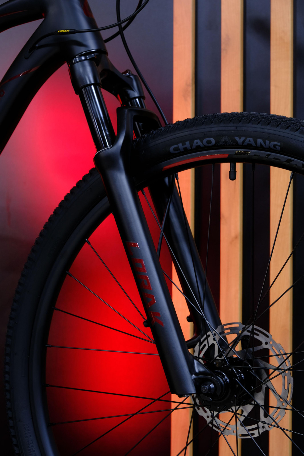 LORAK MT 29 - 3000 Матовый Чёрный/Красный рама 17 (на рост 165-175)